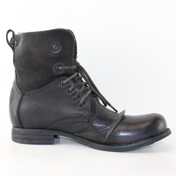 Bunker Leather Military Combat Style Boots Womens  (US 7/EU 40) - Picture 3 of 12